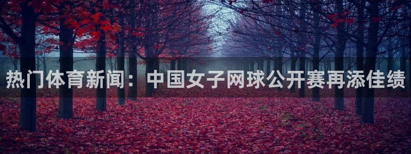833足球免费直播：热门体育新闻：中国女子网球公开赛再添佳绩
