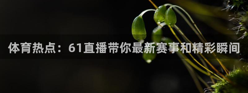 833直播：体育热点：61直播带你最新赛事和精彩瞬间